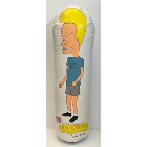 Rare 1990s Beavis & Butthead MTV Inflatable Punching Bag 63" Tall – Beavis Only
